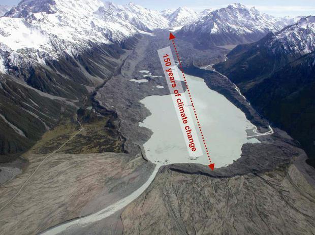 Tasman Glacier new zealand melting Tasman Glacier new zealand melting
